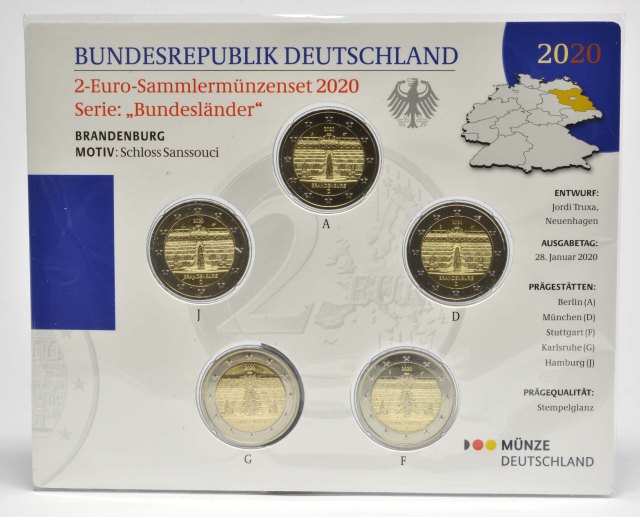 Deutschland 2020 Brandenburg, Schloss Sanssouci in Potsdam – Übersicht