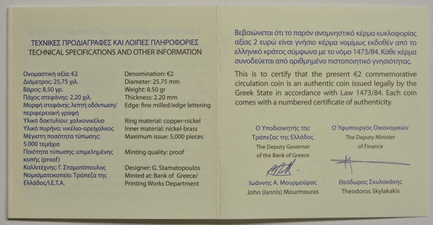 2 Euro Espelhado