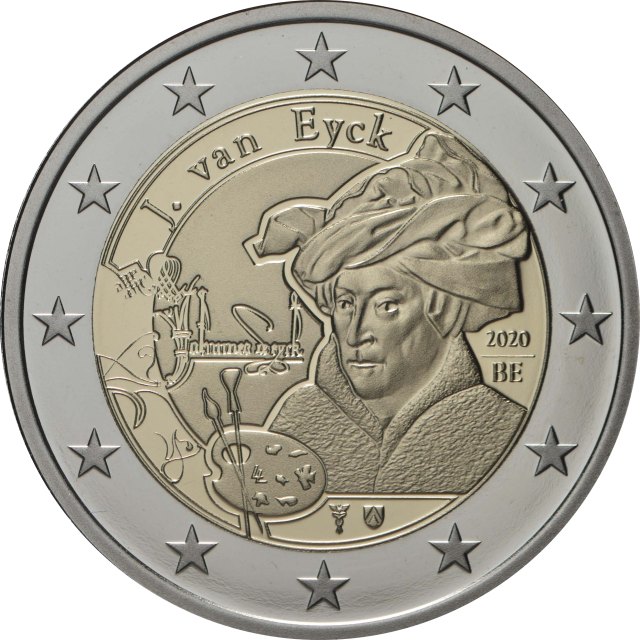 Belgien 2020 Jan van Eyck – Rückseite
