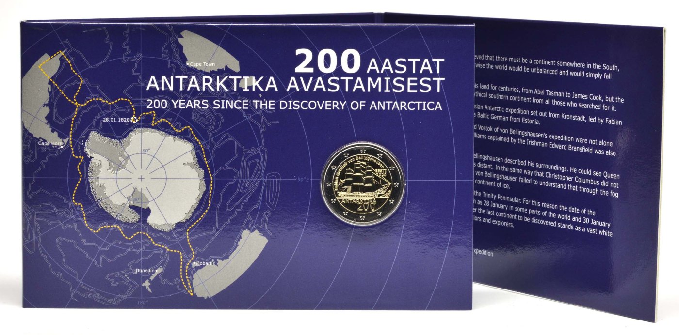 Estland 2020 200. Jahrestag der Entdeckung der Antarktis – Übersicht