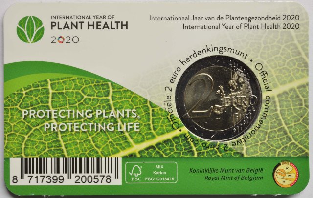 Belgien 2020 Internationales Jahr der Pflanzengesundheit – Zertifikat