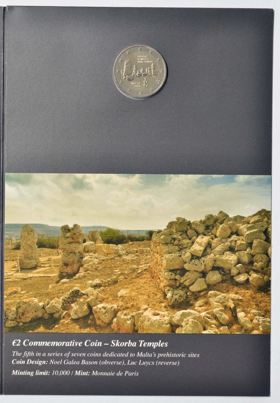 Malta 2020 Serie: Prähistorische Stätten Tempel von Skorba – Zertifikat