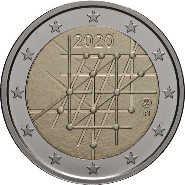 Finnland 2020 100 Jahre Universität Turku – Rückseite