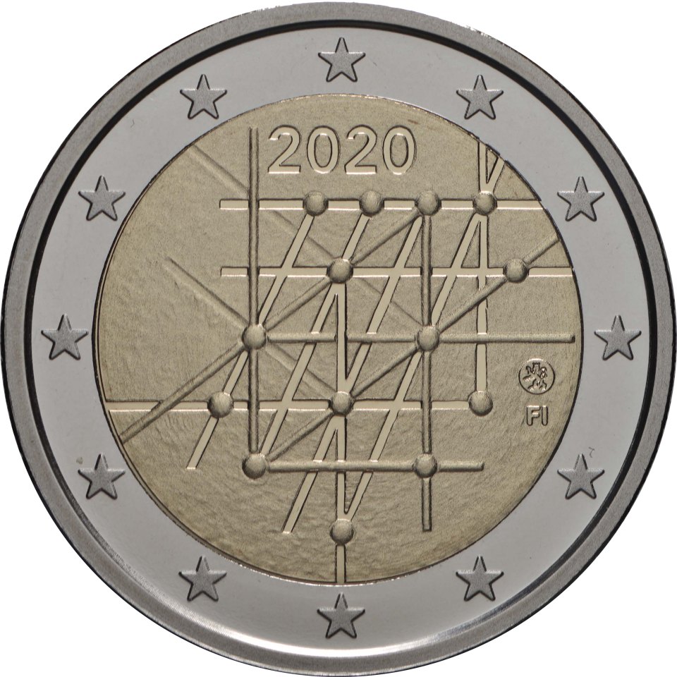 Finnland 2020 100 Jahre Universität Turku – Rückseite