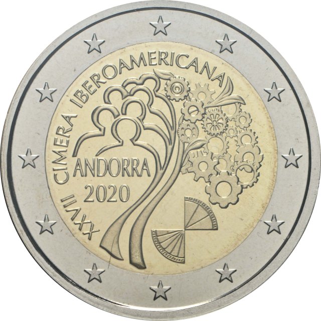 Andorra 2020 XXVII. Iberoamerika-Gipfel 2020 in Andorra – Rückseite