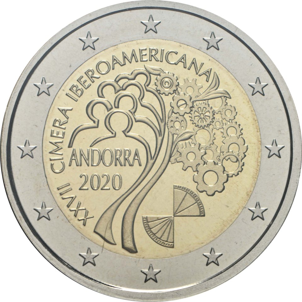 Andorra 2020 XXVII. Iberoamerika-Gipfel 2020 in Andorra – Rückseite