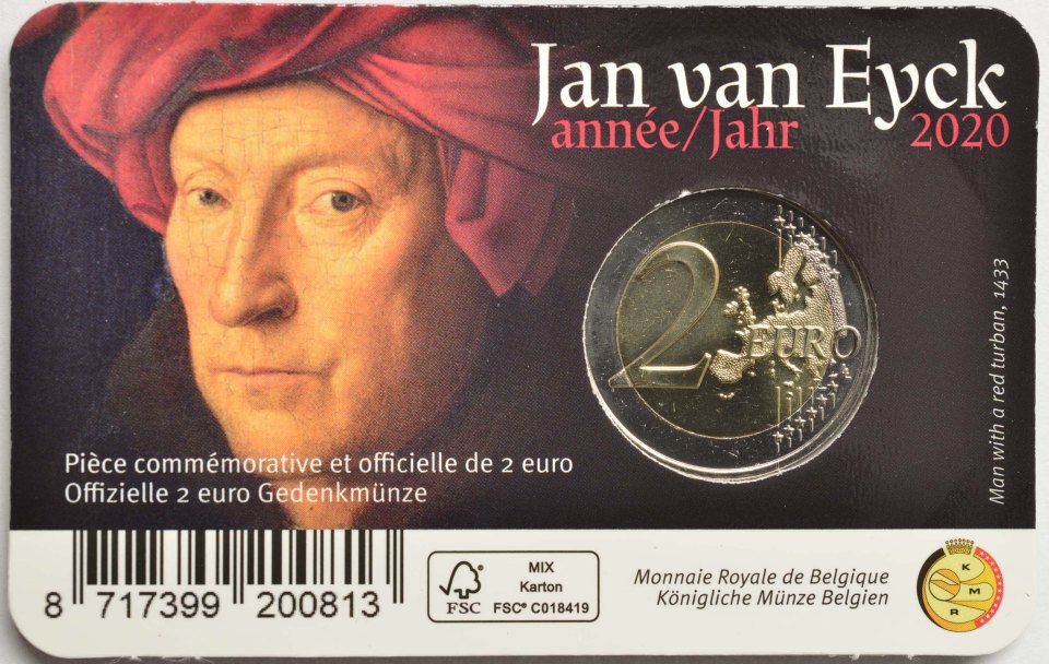 Belgien 2020 Jan van Eyck – Zertifikat