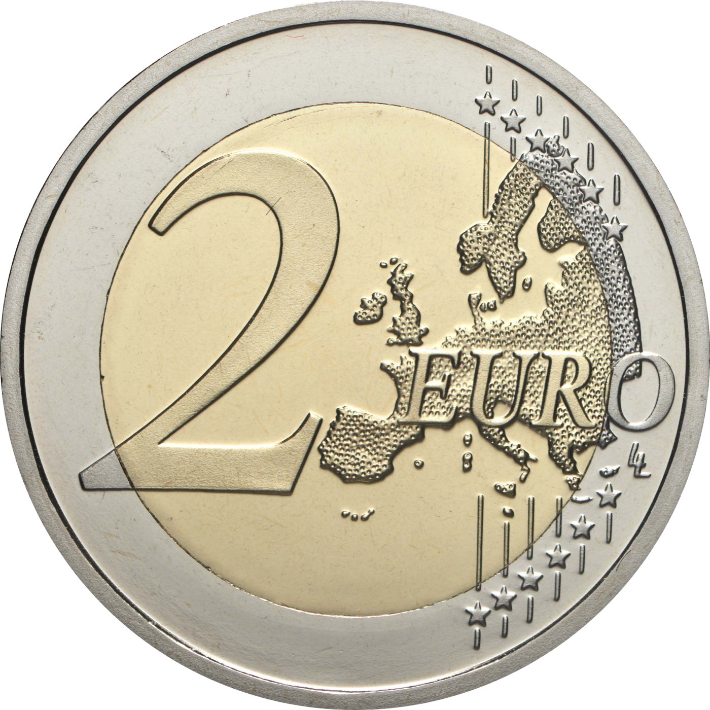2 Euro Espelhado