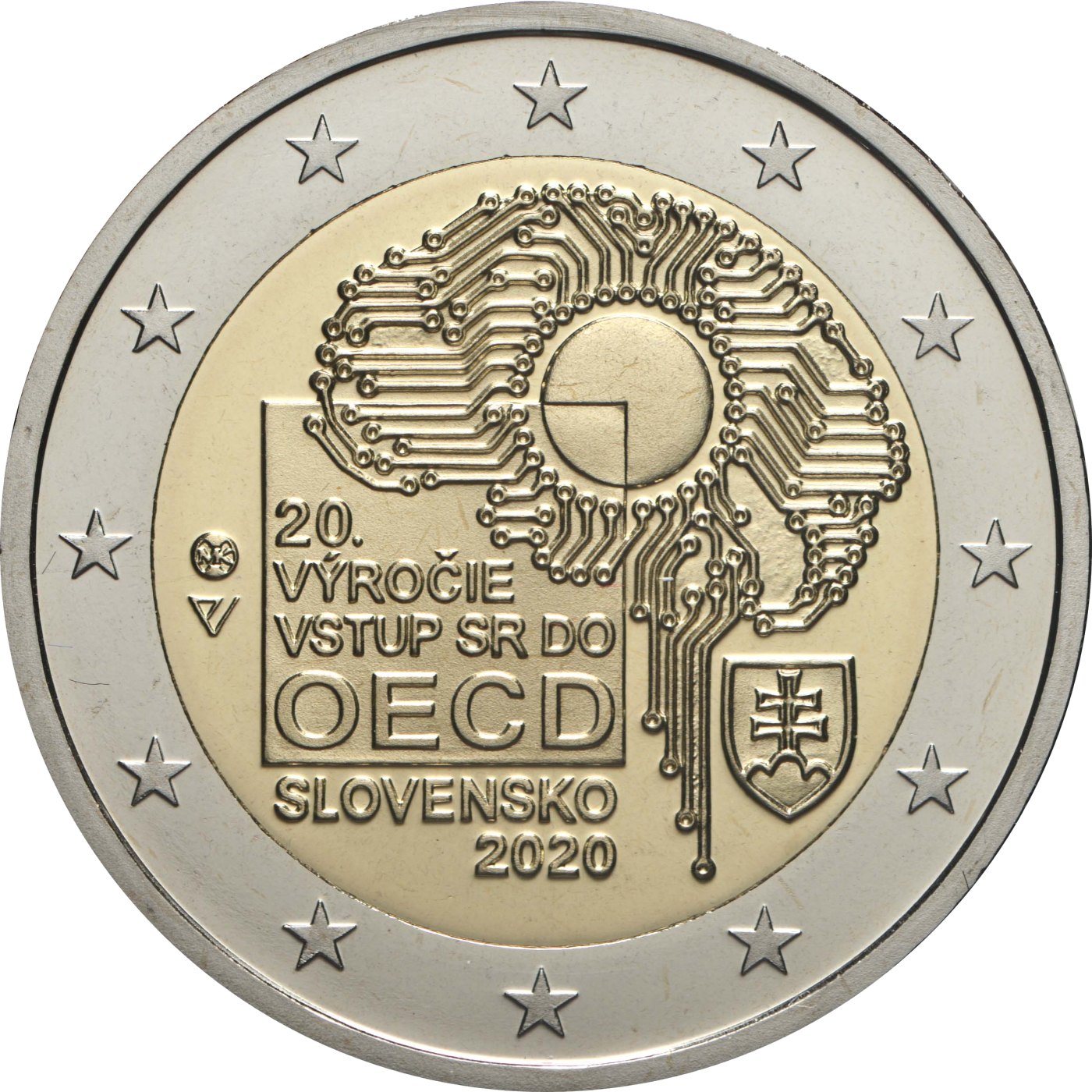 2 Euro Espelhado