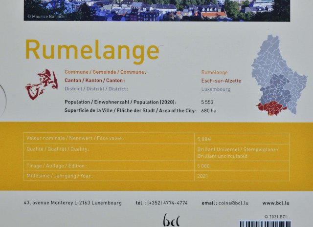 Luxemburg 2021 100. Geburtstag des Großherzogs Jean – Zertifikat