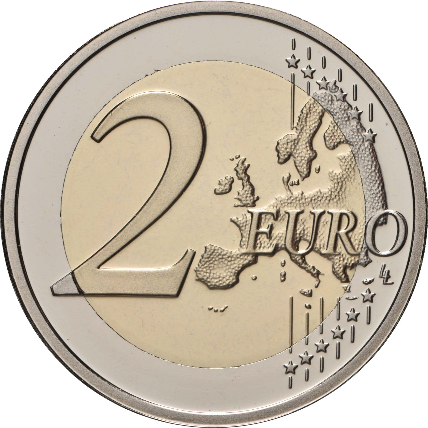 2 Euro Espelhado