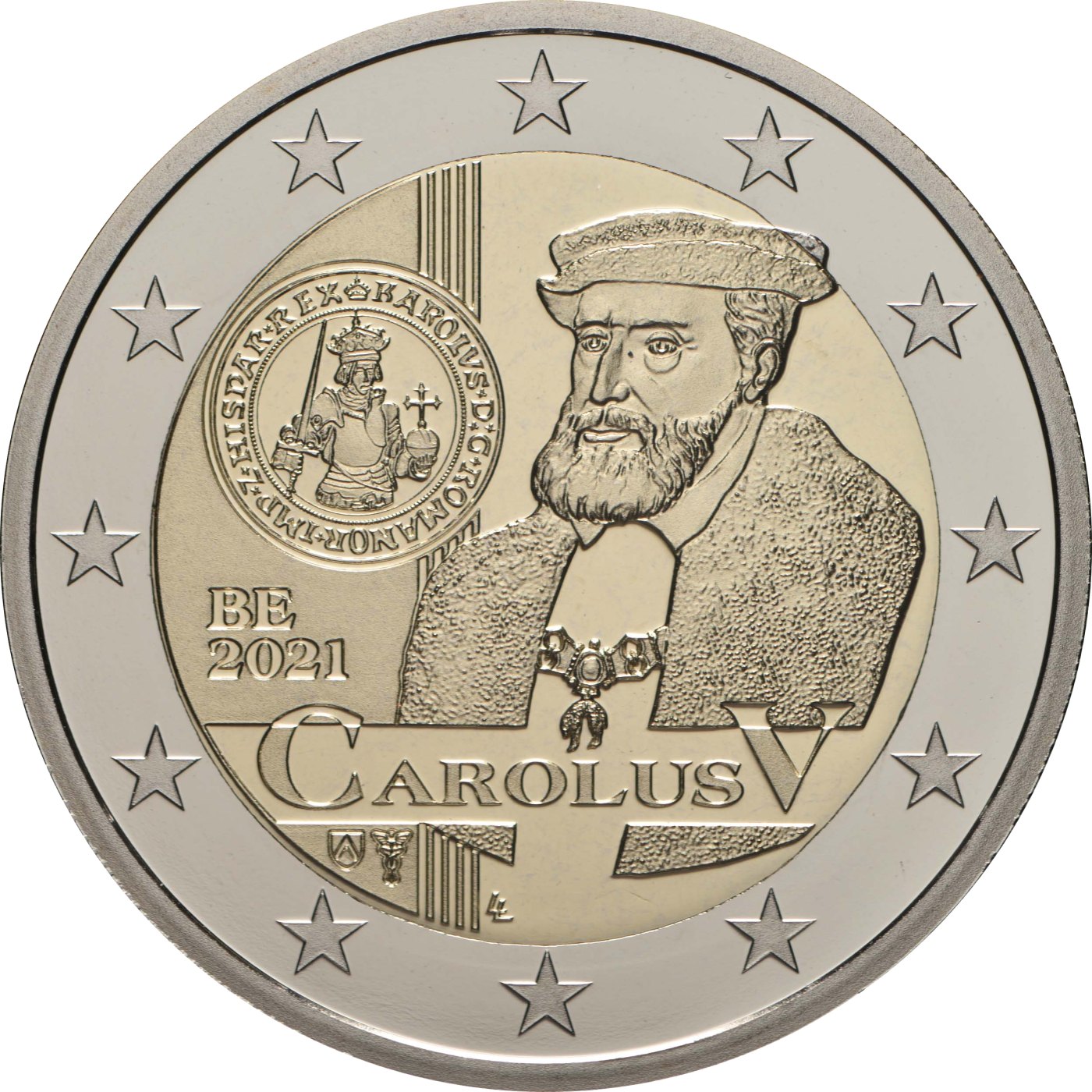 2 Euro Espelhado