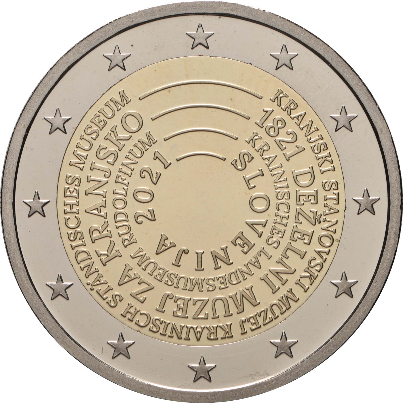 2 Euro Espelhado
