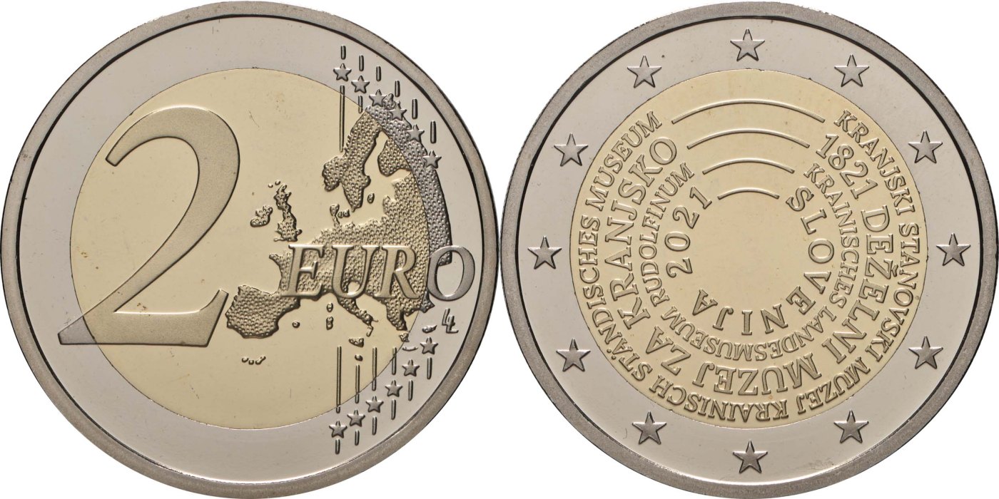 2 Euro Espelhado