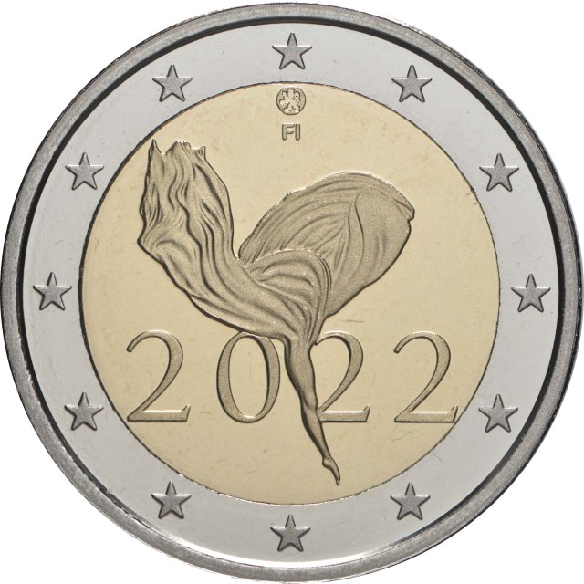 Finnland 2022 100 Jahre Finnisches Nationalballett – Rückseite