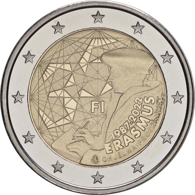 Finnland 2022 35 Jahre Erasmus-Programm – Rückseite