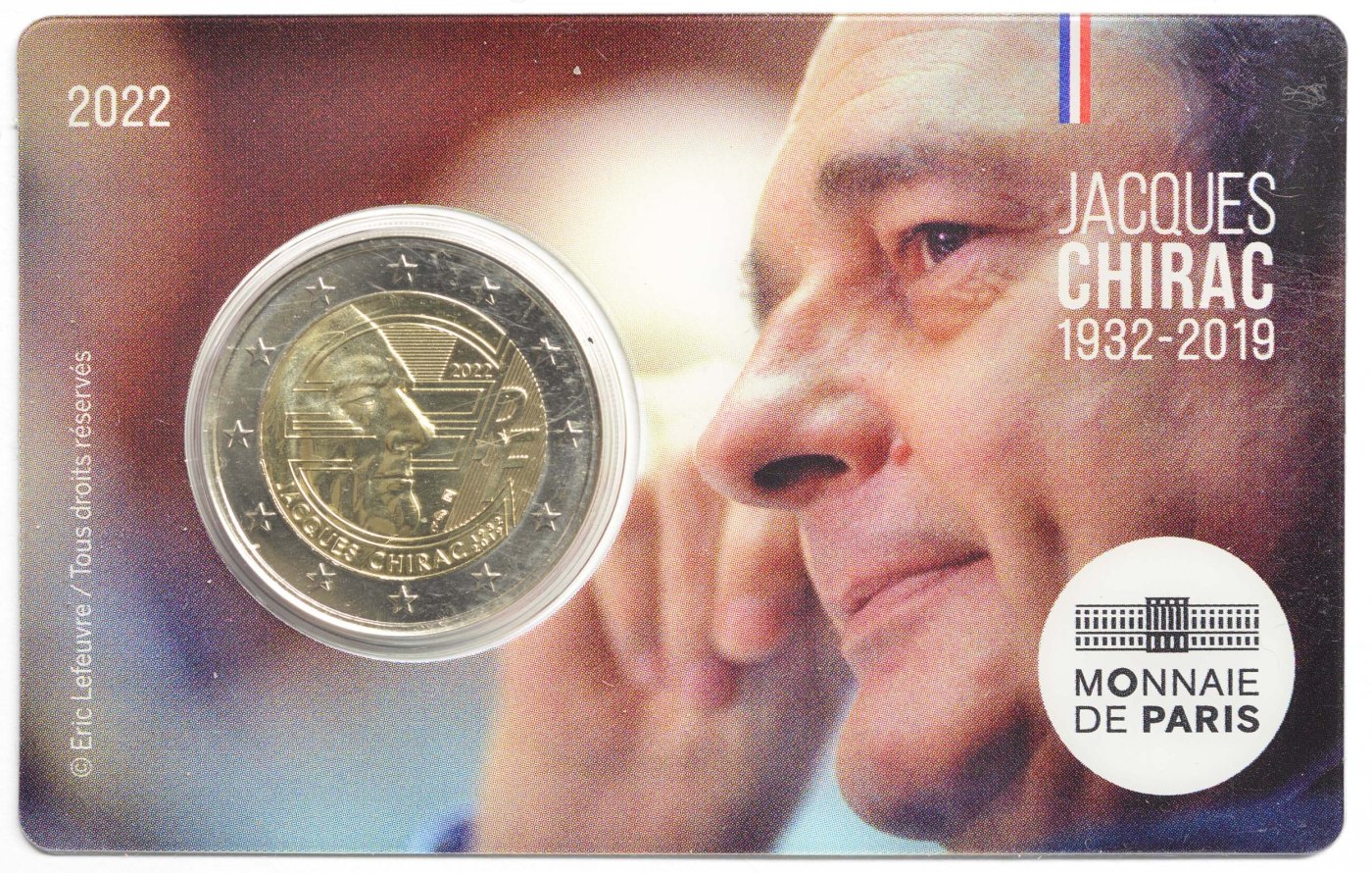 Frankreich 2022 Jacques Chirac 20 J. Euro-Bargeldumstellung – Übersicht