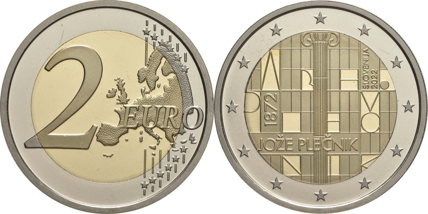 2 Euro Espelhado