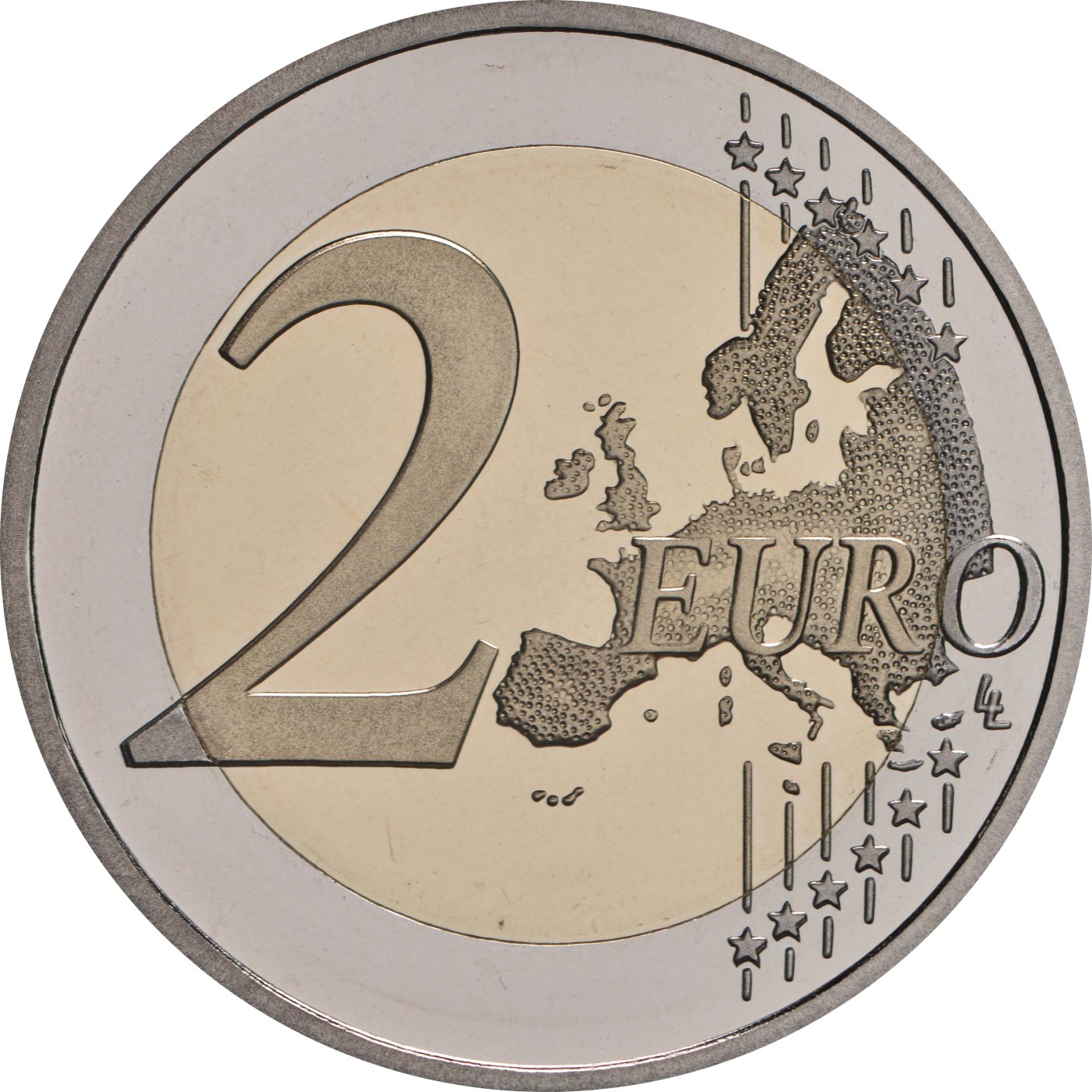 2 Euro Espelhado