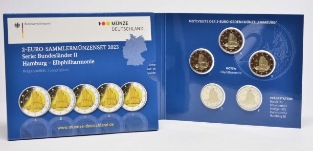 Deutschland 2023 Hamburg - Elbphilharmonie (Serie: Bundesländer II, 1. Ausgabe) – Übersicht
