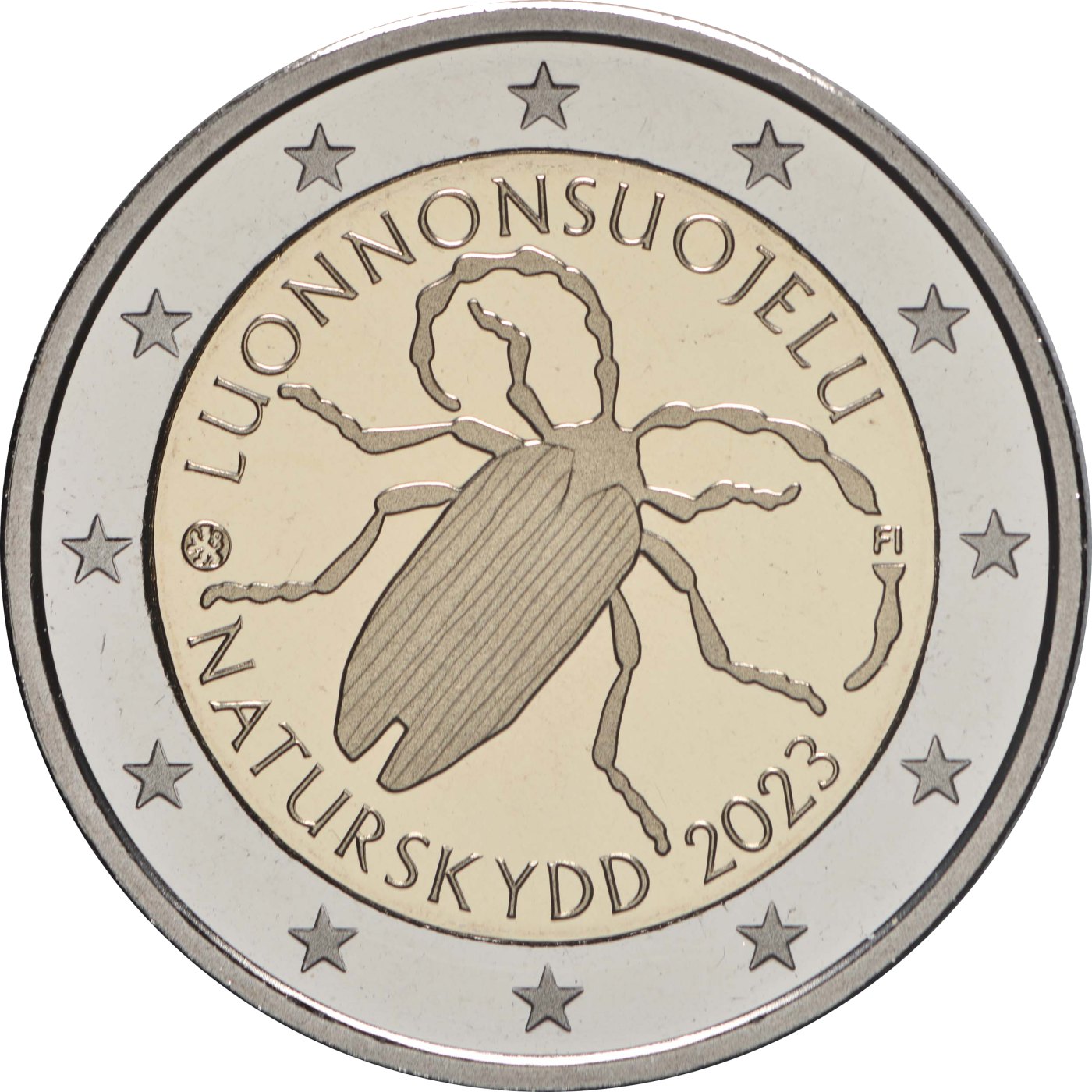 2 Euro Espelhado