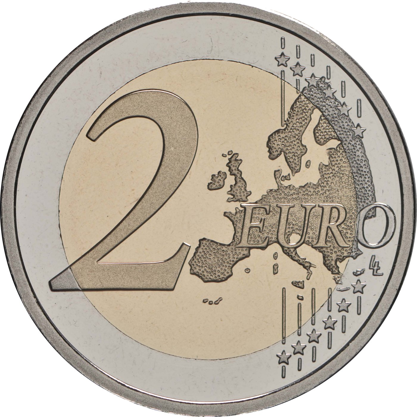 2 Euro Espelhado