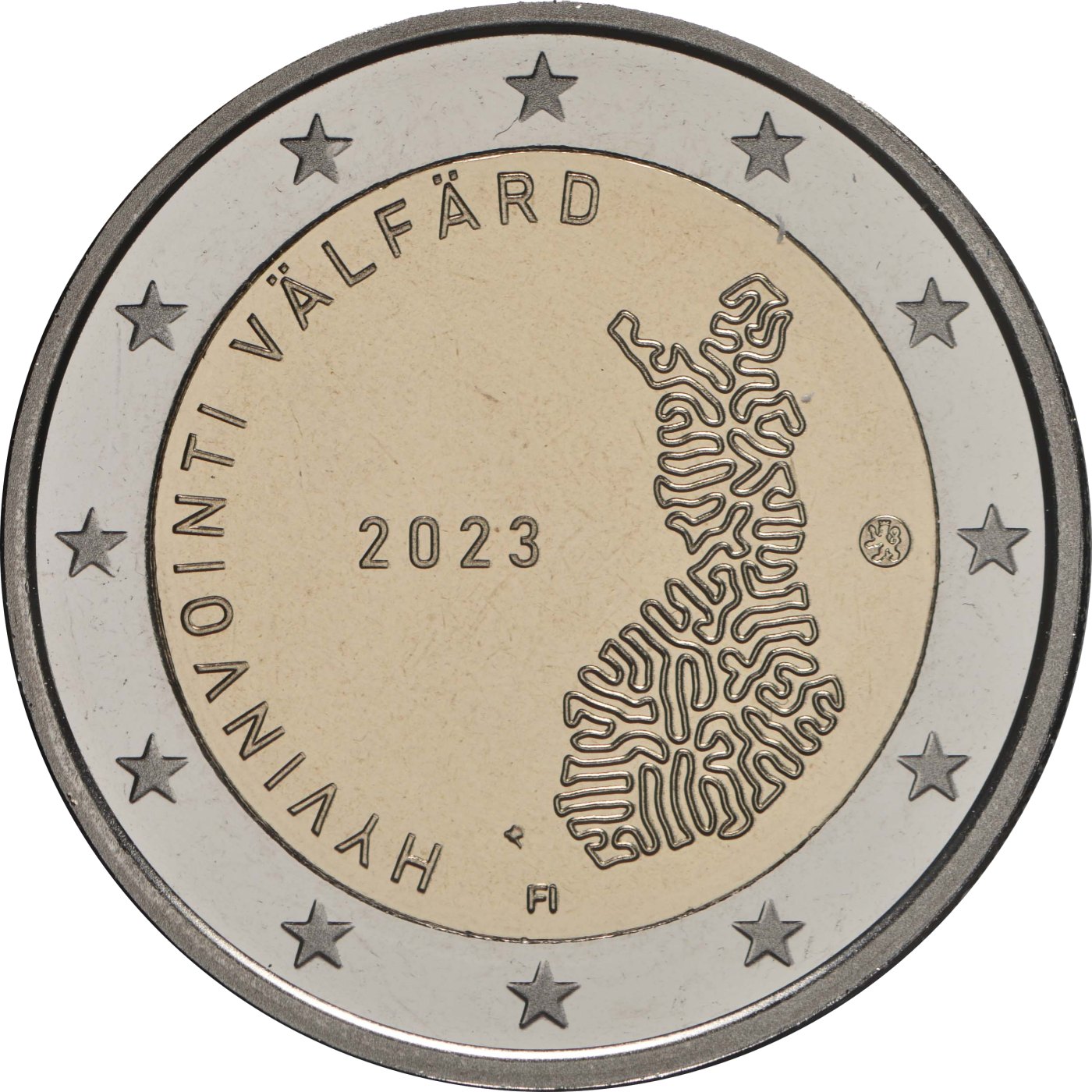 2 Euro Espelhado