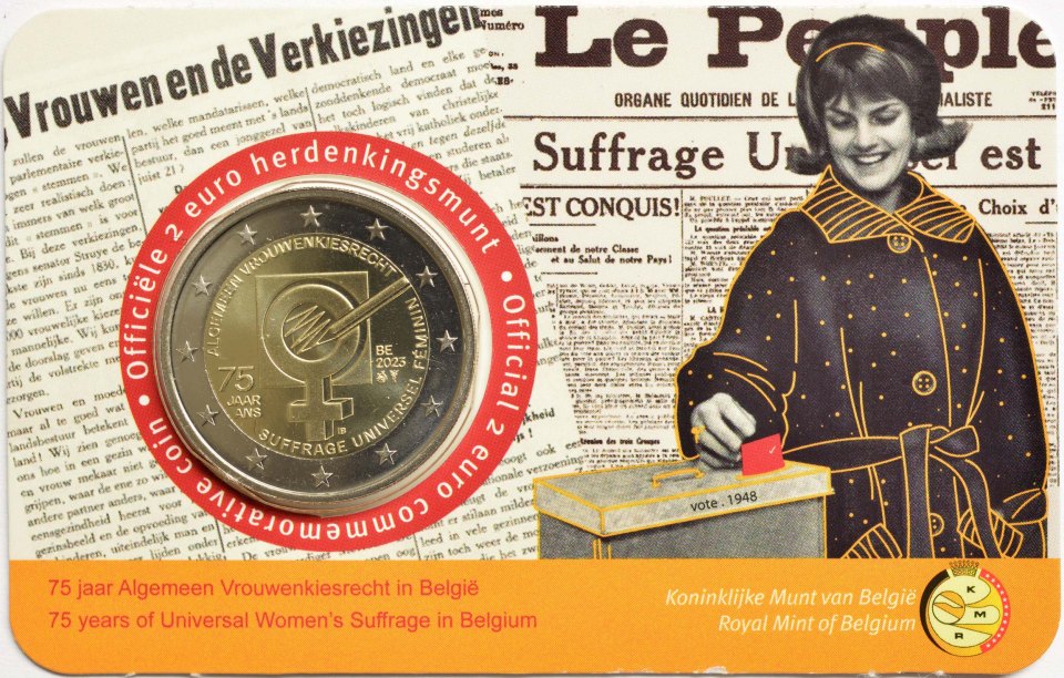 Belgien 2023 75 Jahre Frauenwahlrecht in Belgien – Übersicht
