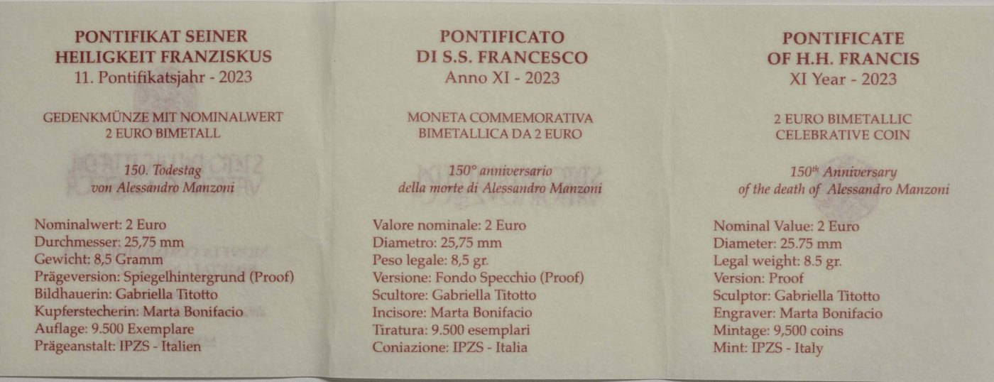 2 Euro Espelhado