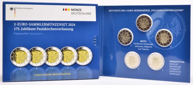 Deutschland 2024 175. Jubiläum Paulskirchenverfassung – Übersicht