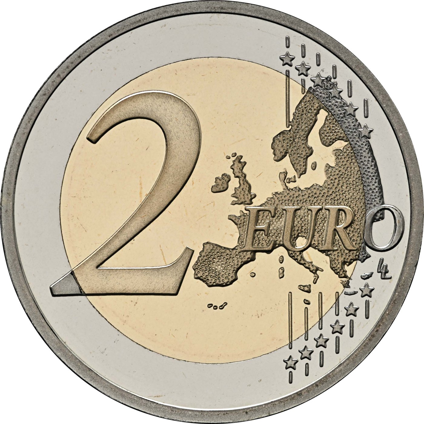 2 Euro Espelhado