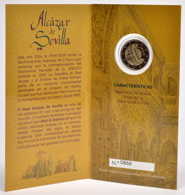 Spanien 2024 UNESCO-Weltkulturerbe-Serie 15. Ausgabe Kathedrale, Alcazar und Archivo de Indias in Sevilla – Übersicht