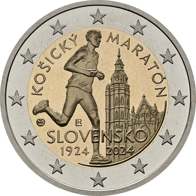 Slowakei 2024 100 Jahre Internationaler Marathonlauf in Košice – Rückseite