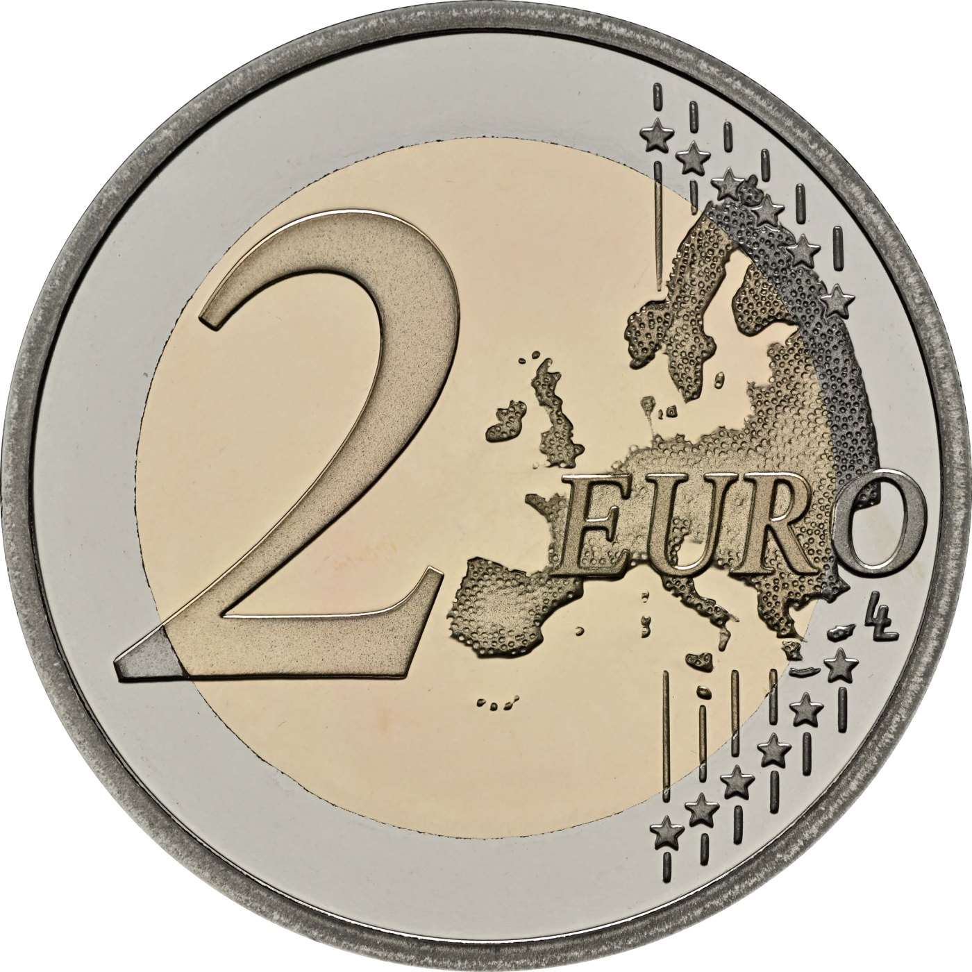 2 Euro Espelhado