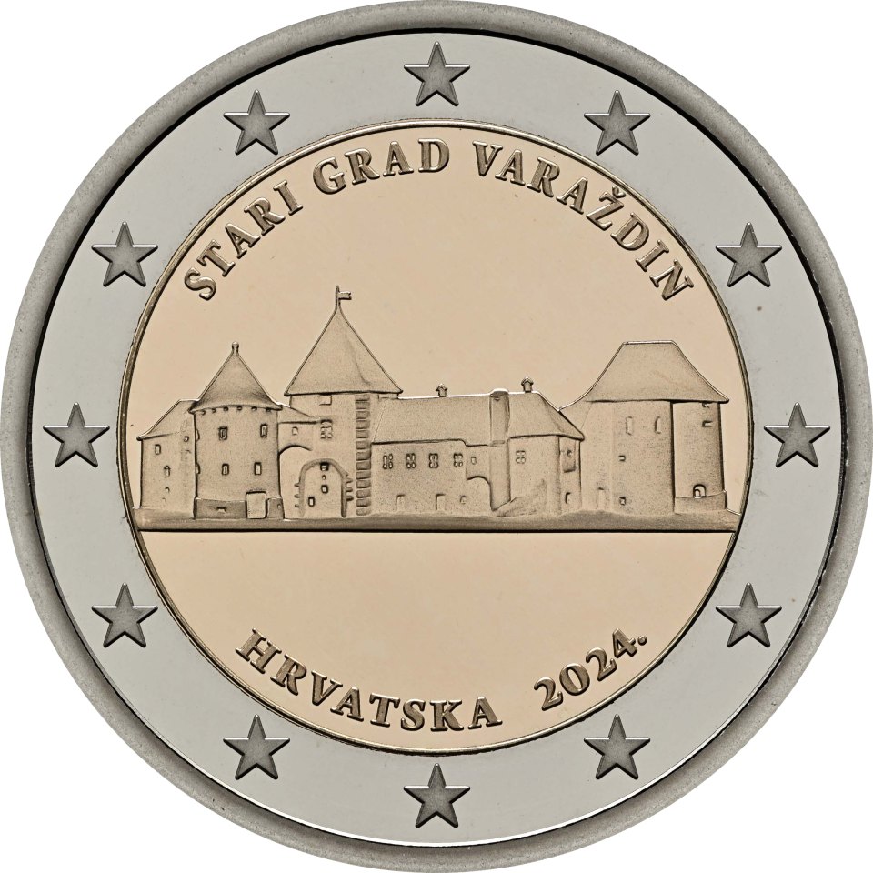 Kroatien 2024 Stadt Varaždin – Rückseite
