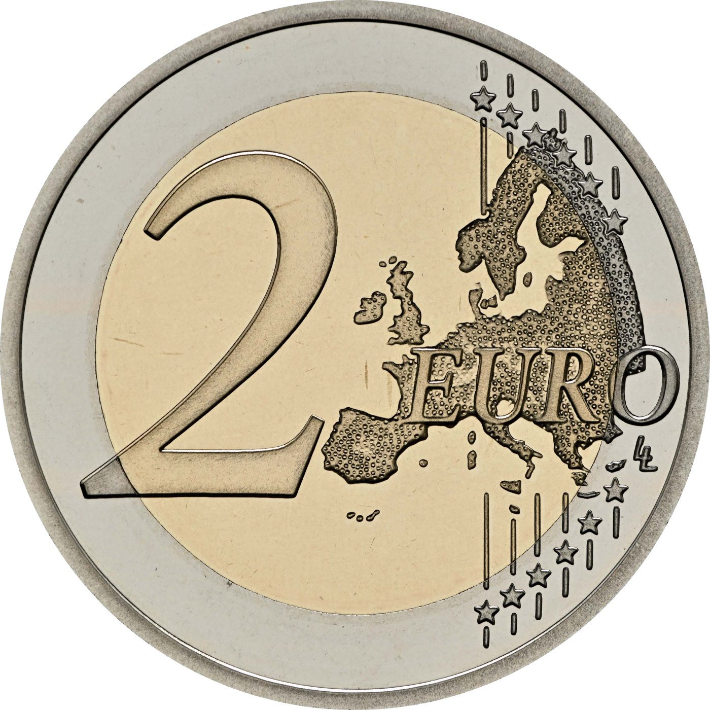 2 Euro Espelhado