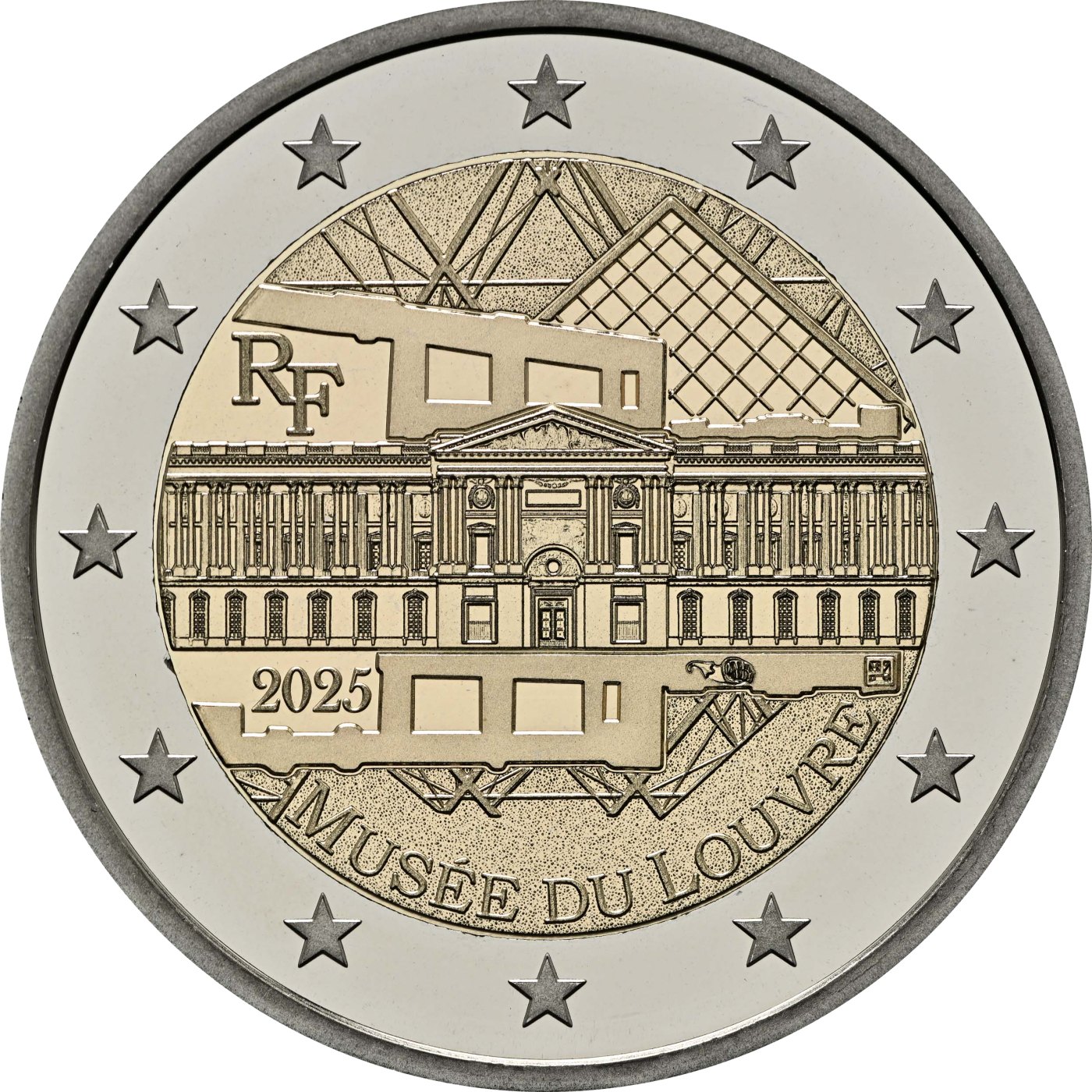 Frankreich 2025 Louvre Museum Paris – Rückseite