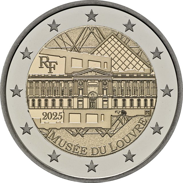 Frankreich 2025 Louvre Museum Paris – Rückseite