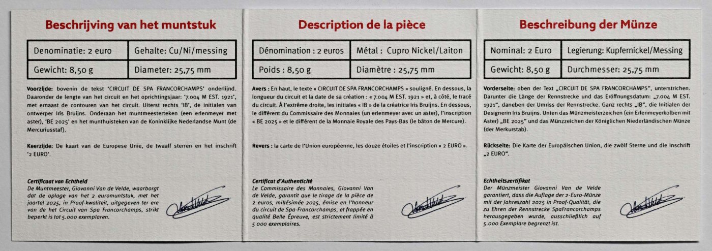 2 Euro Espelhado