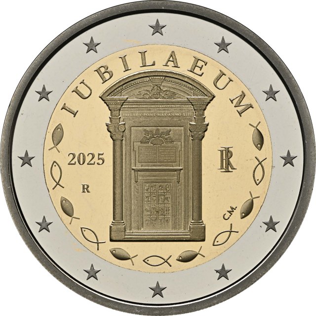 Italien 2025 Jubiläum 2025 – Rückseite