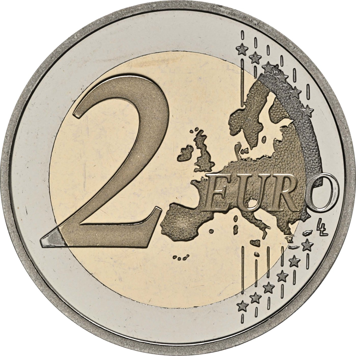 2 Euro Espelhado