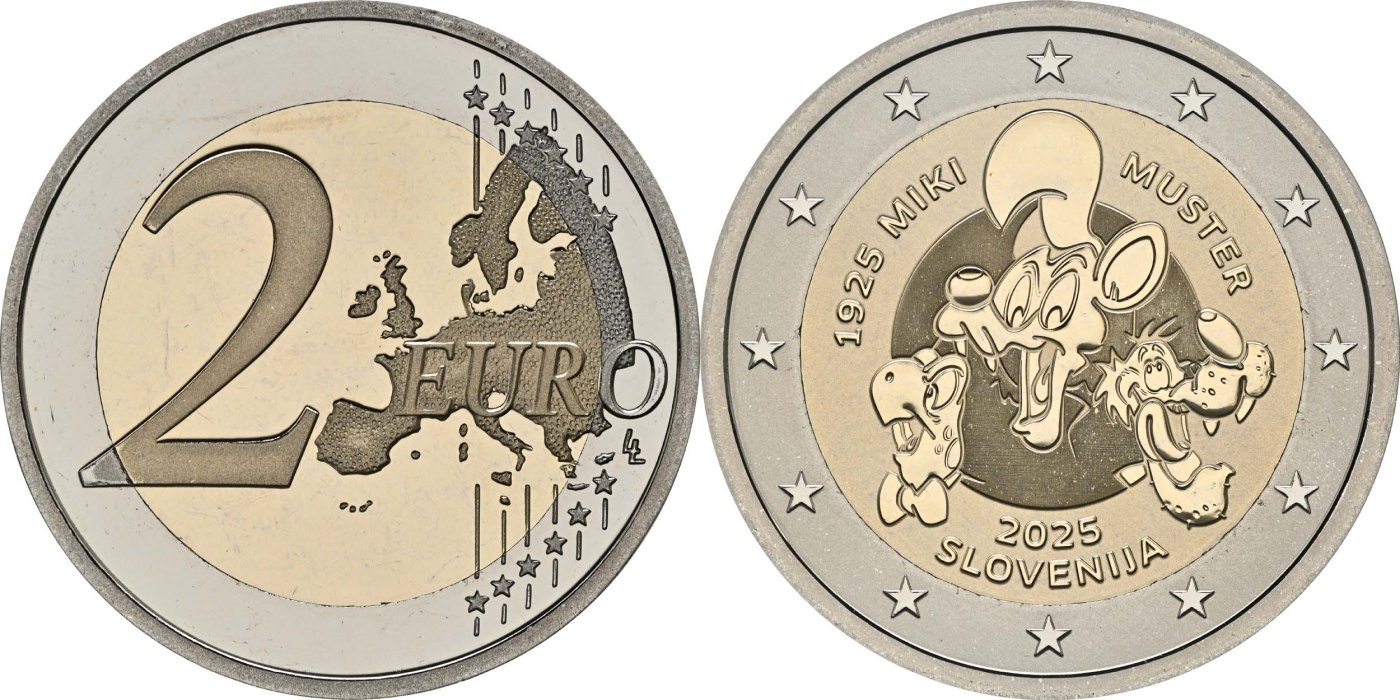 2 Euro Espelhado
