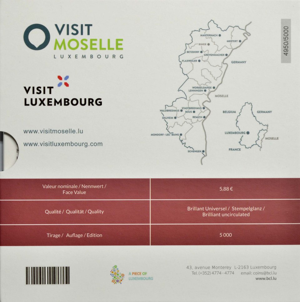 Luxemburg 2025 75. Jahrestag der Schuman-Erklärung – Zertifikat