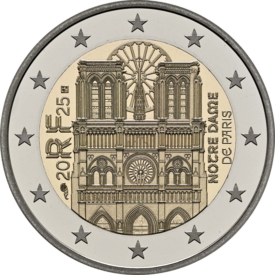 Frankreich 2025 Notre Dame – Rückseite
