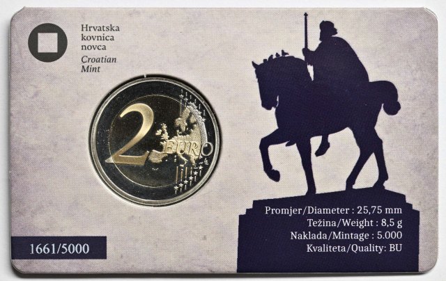 Kroatien 2025 1100 Jahre Königreich Kroatien und die Krönung von König Tomislav – Zertifikat