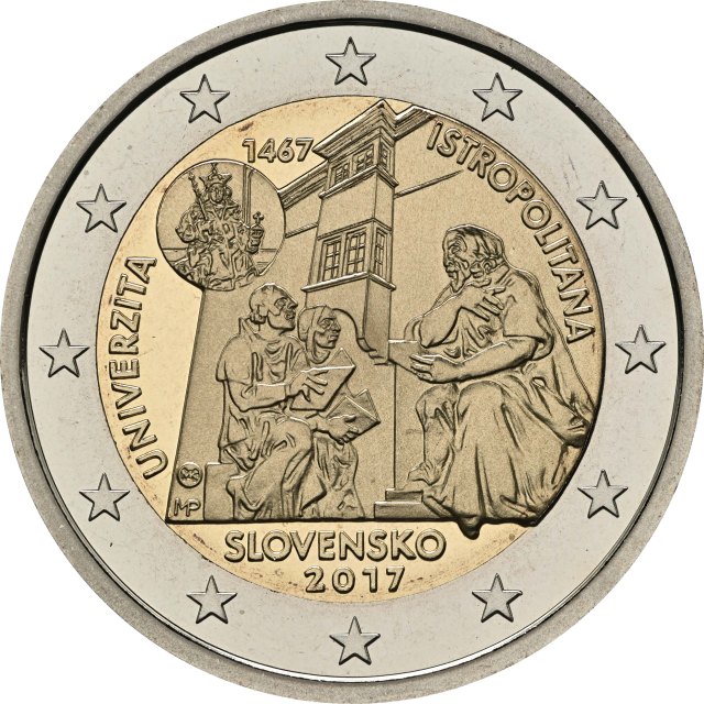 Slowakei 2017 550 J. Universitas Istropolitana – Rückseite