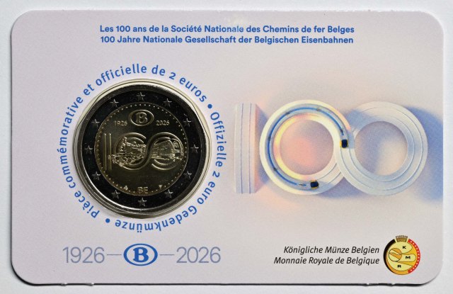 Belgien 2026 100 Jahre Belgische Staatsbahnen NMBS/SNCB – Übersicht