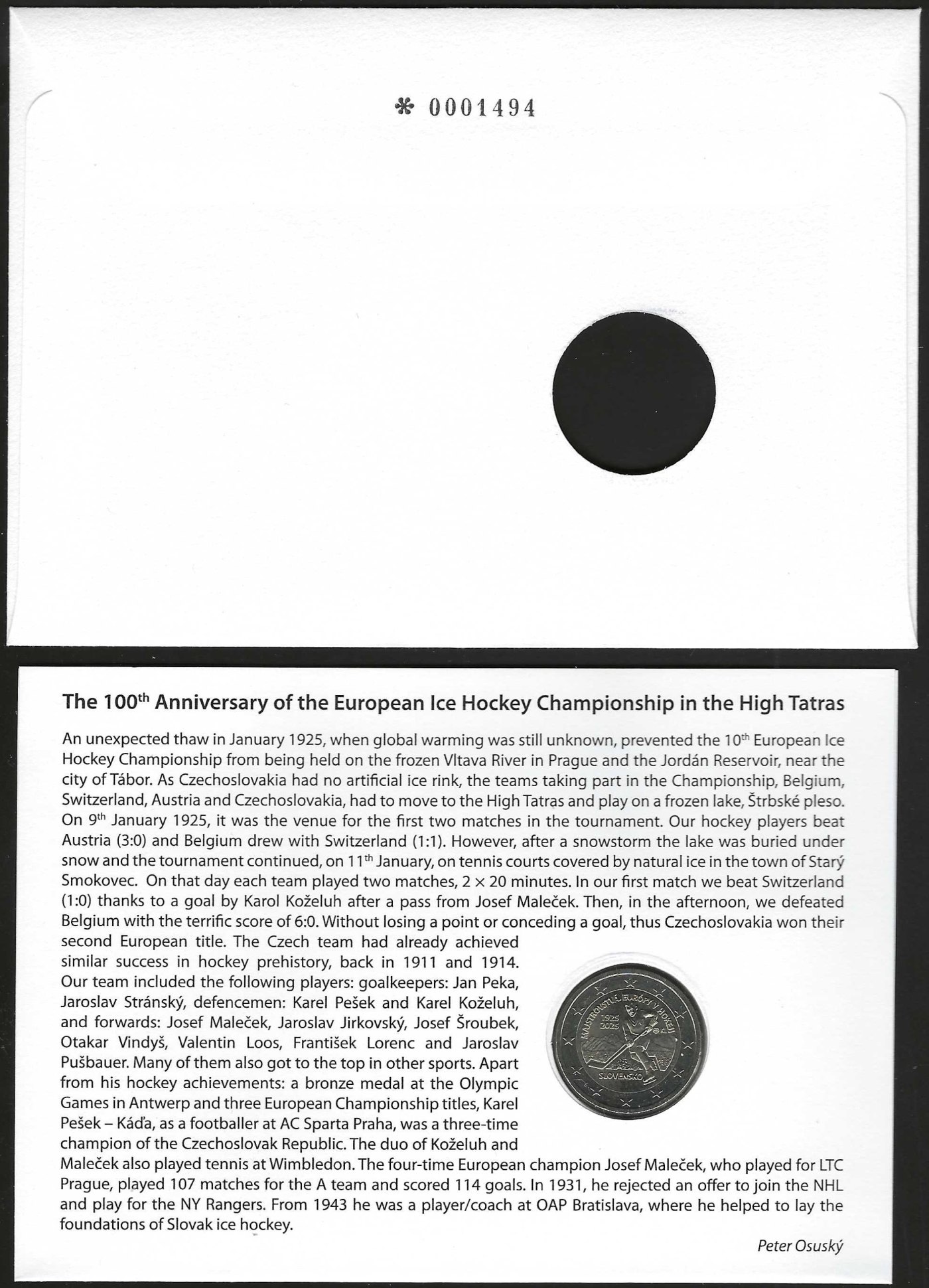 Sobre numismático