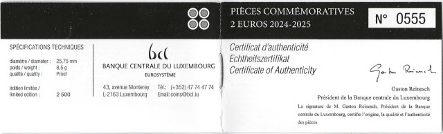2 Euro Reverse Proof