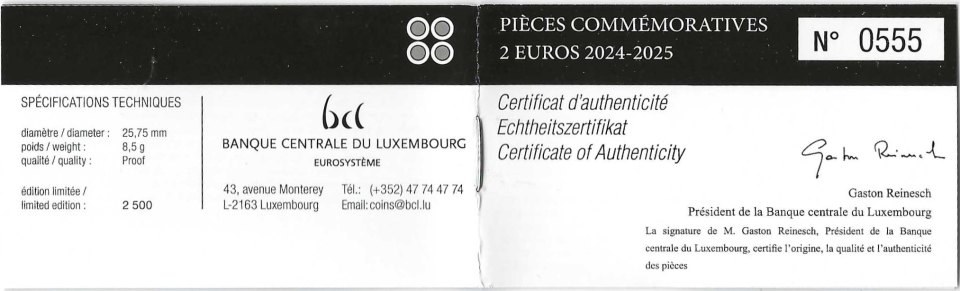 2 Euro Reverse Proof